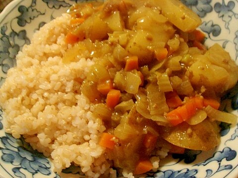 海老のうま煮の煮汁でうまい！カレー　正月限定